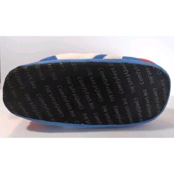 Los Angeles Clippers Comfy Feet Large Slippers Plush House Shoes NBA Basketball - Picture 13 of 13